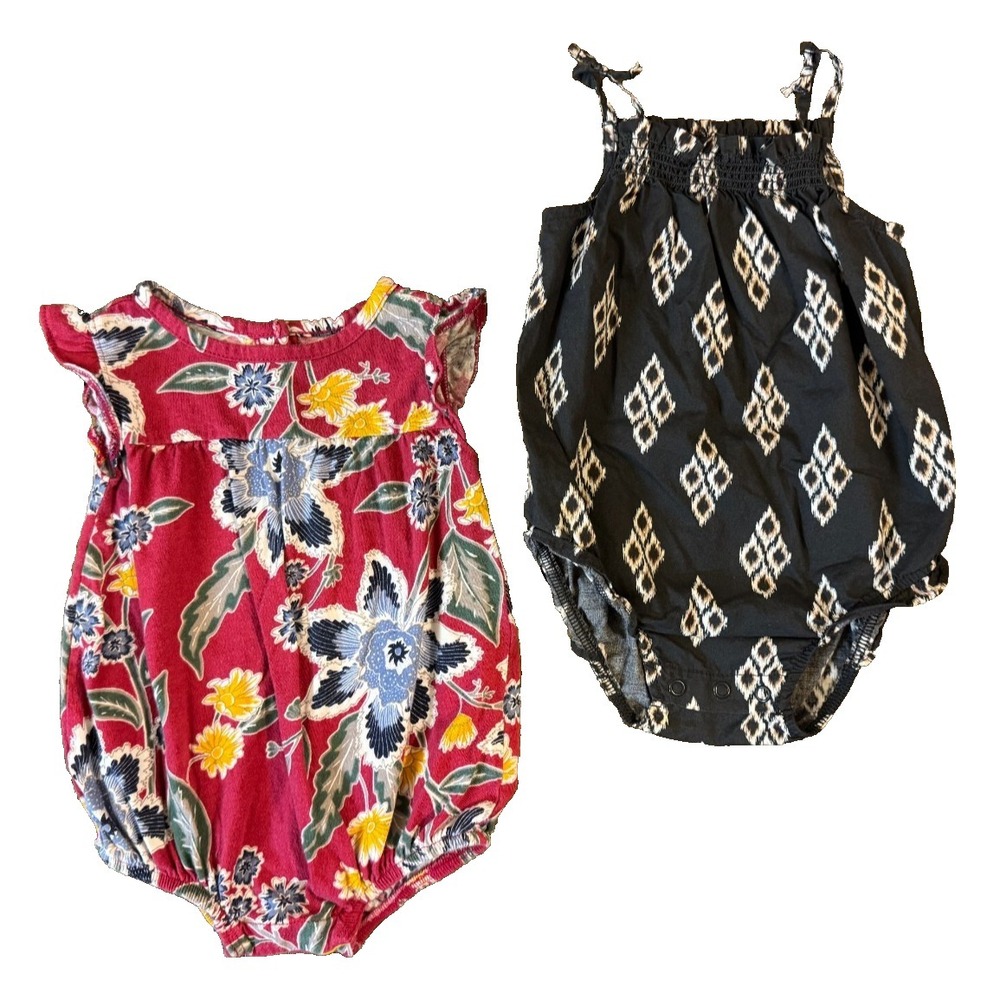 Baby Girl Summer Outfits 3/6 Months Clothes Lot One Piece Rompers Shorts Bundle